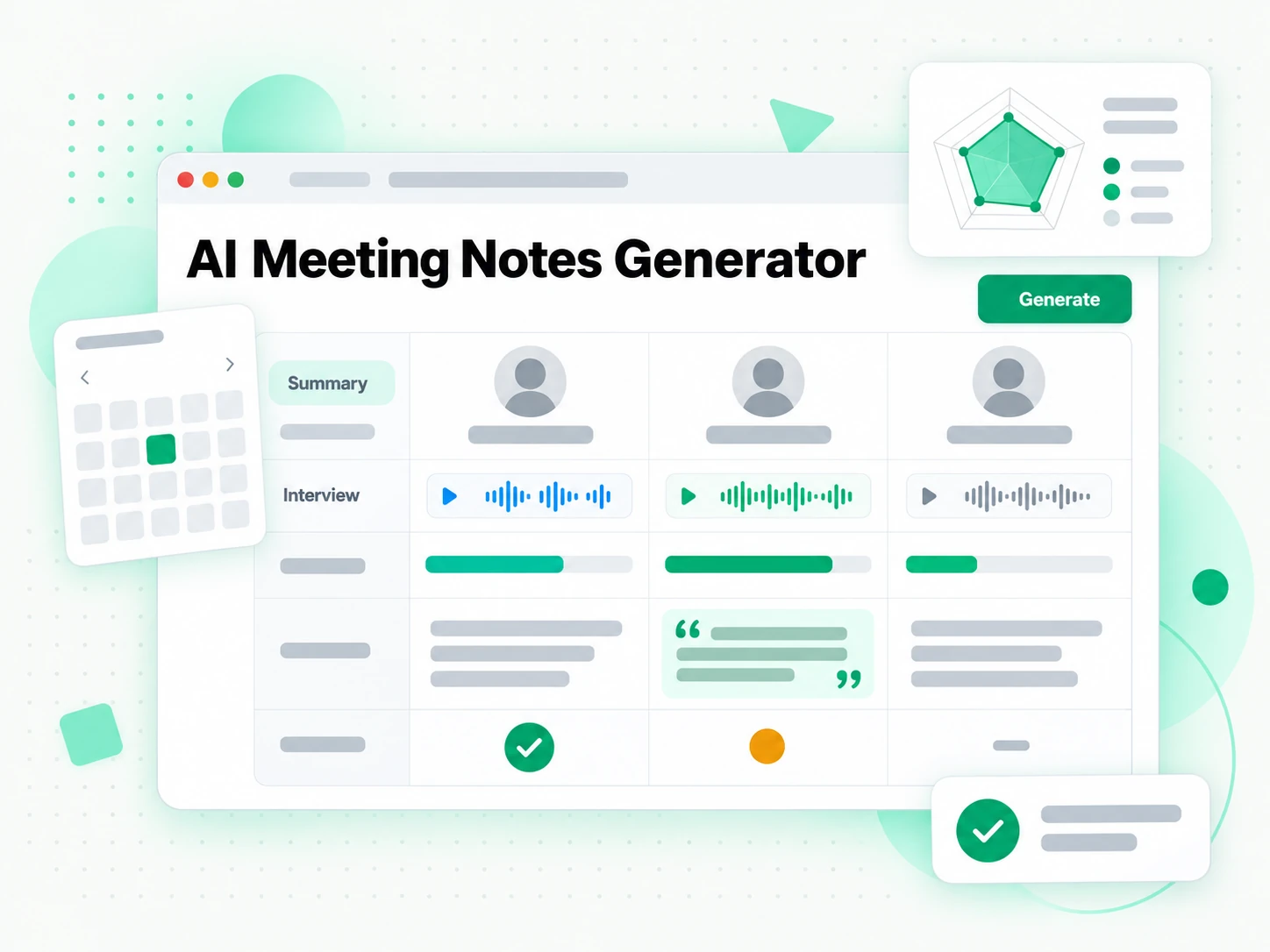 AI Meeting Notes Generator: using a meeting notes generator on interviews and hiring debriefs