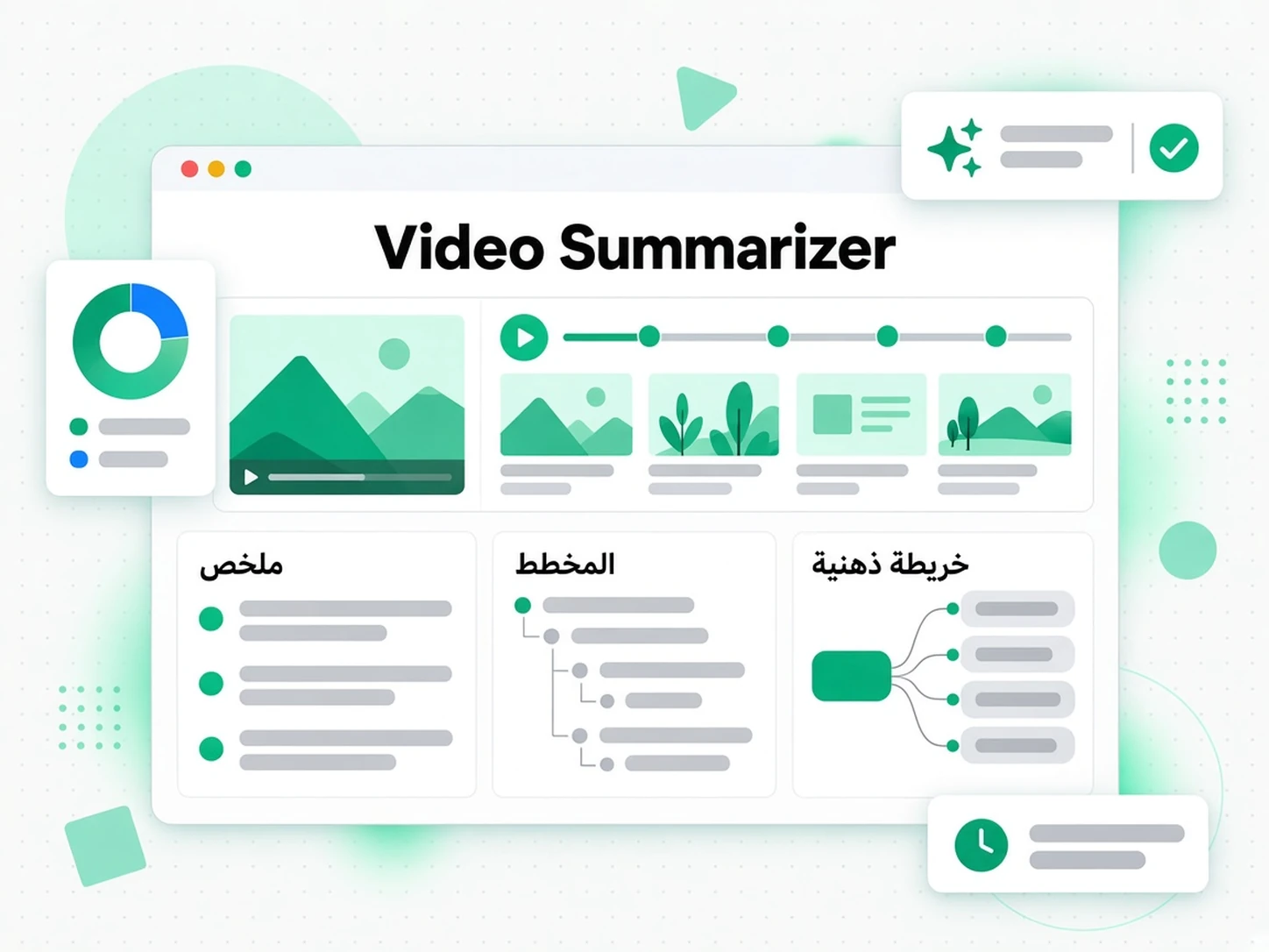 Video Summarizer: قدرة تحويل الصوت والفيديو إلى نص ضمن أدوات transcript.im