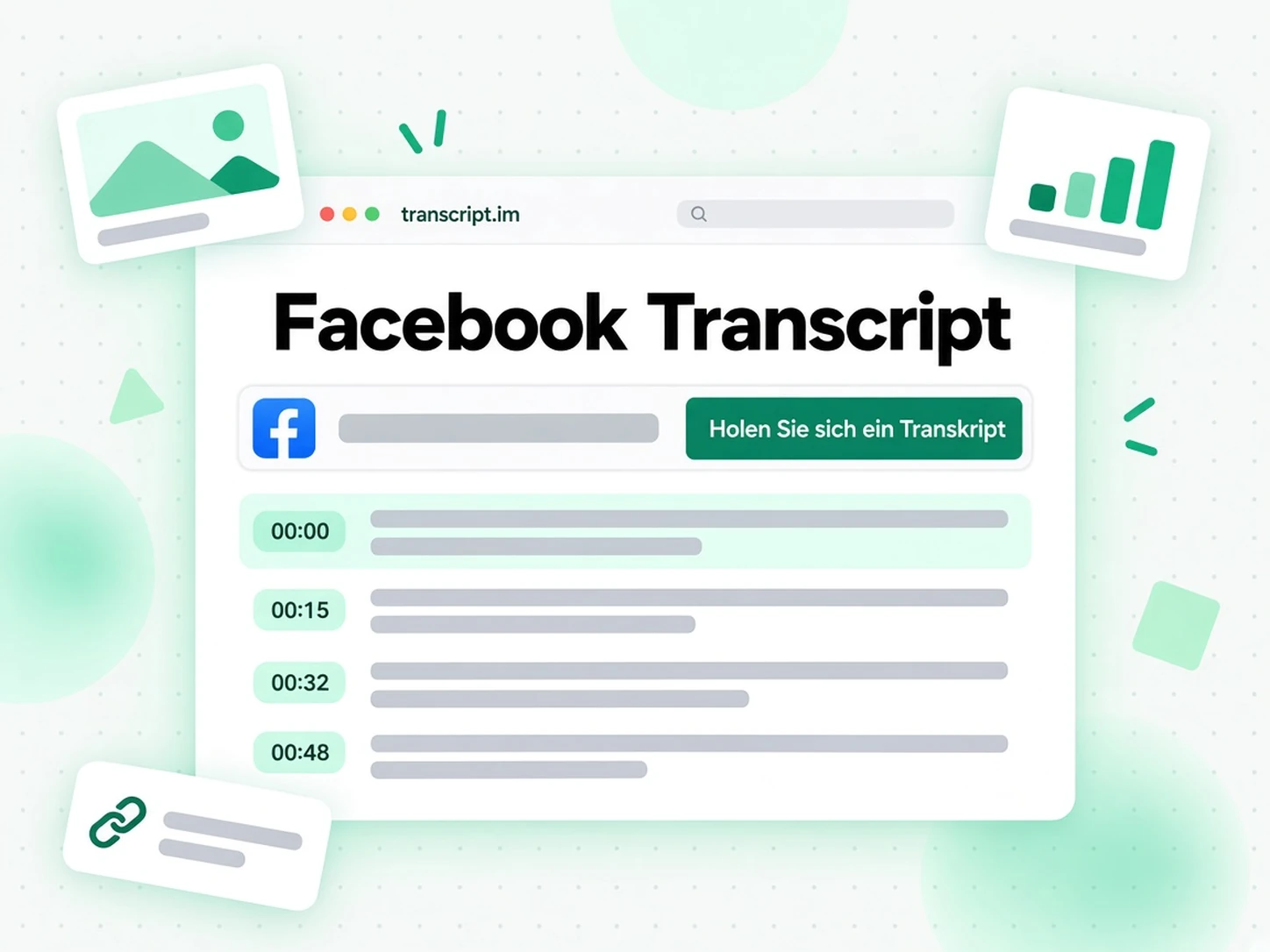Facebook Transcript: Ein Facebook-Video in ein Transkript verwandeln