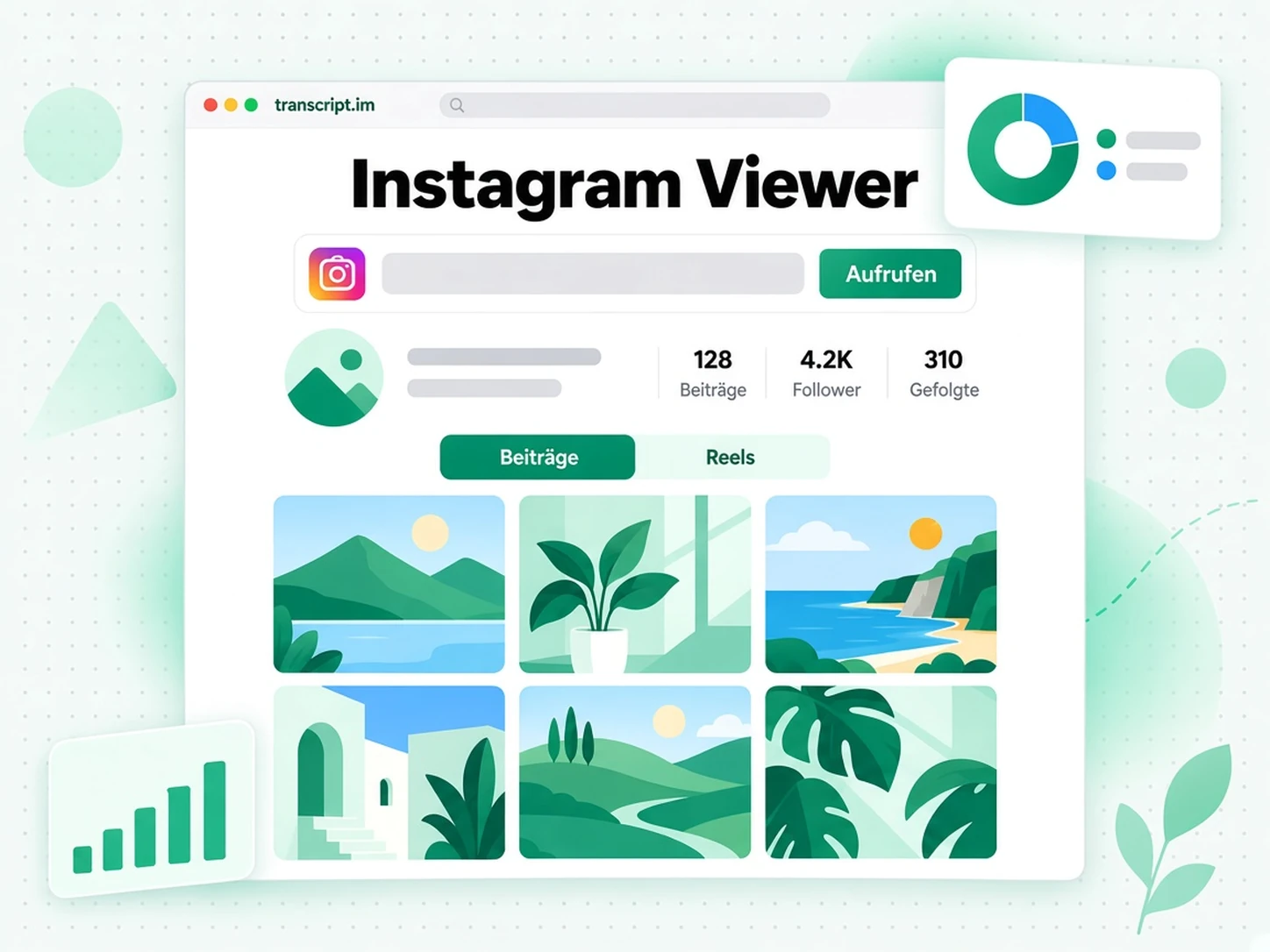 Instagram Viewer: Ein öffentliches Instagram-Profil nachschlagen