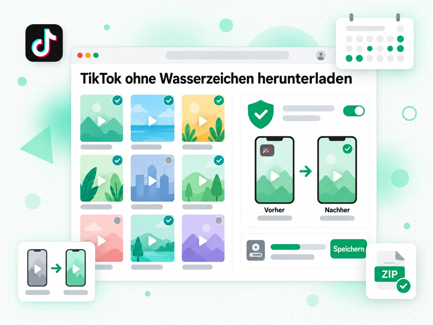 TikTok ohne Wasserzeichen herunterladen: Creator sichert Videos vom eigenen Profil