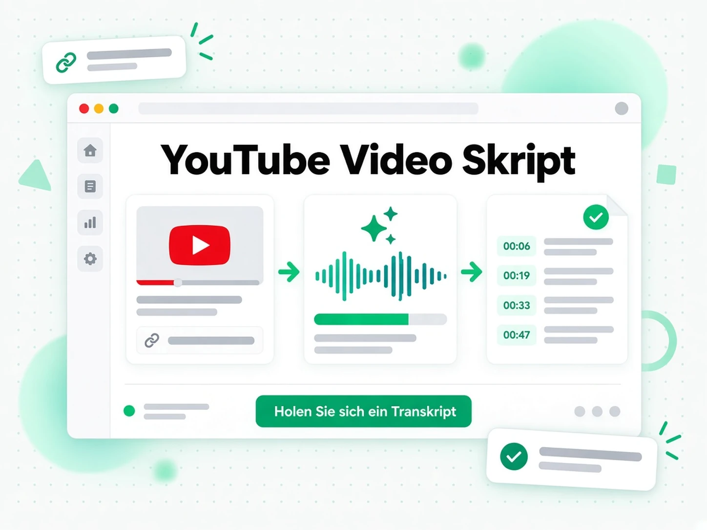 YouTube Video Skript: Aus einem YouTube-Link wird ein Skript
