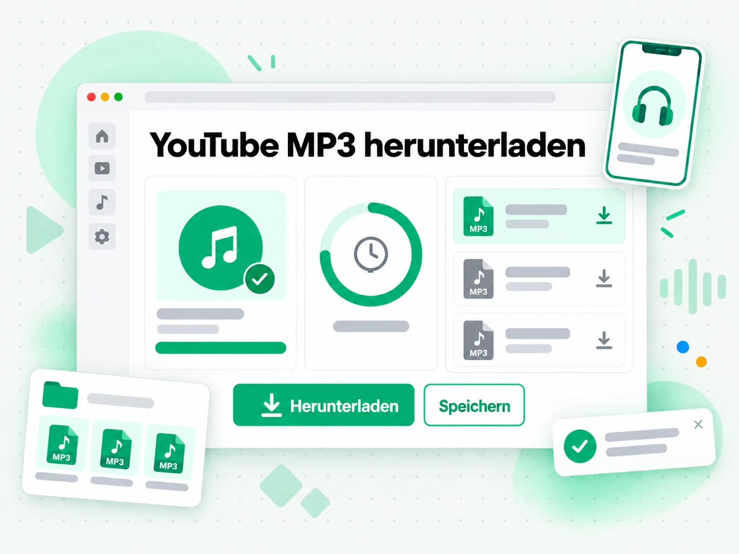 YouTube MP3 herunterladen: die fertige MP3-Datei wird heruntergeladen