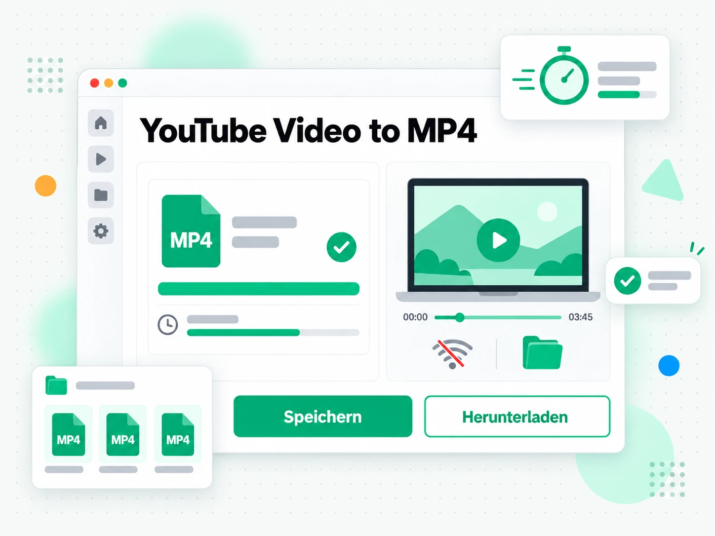 YouTube Video to MP4: die fertige Datei wird heruntergeladen