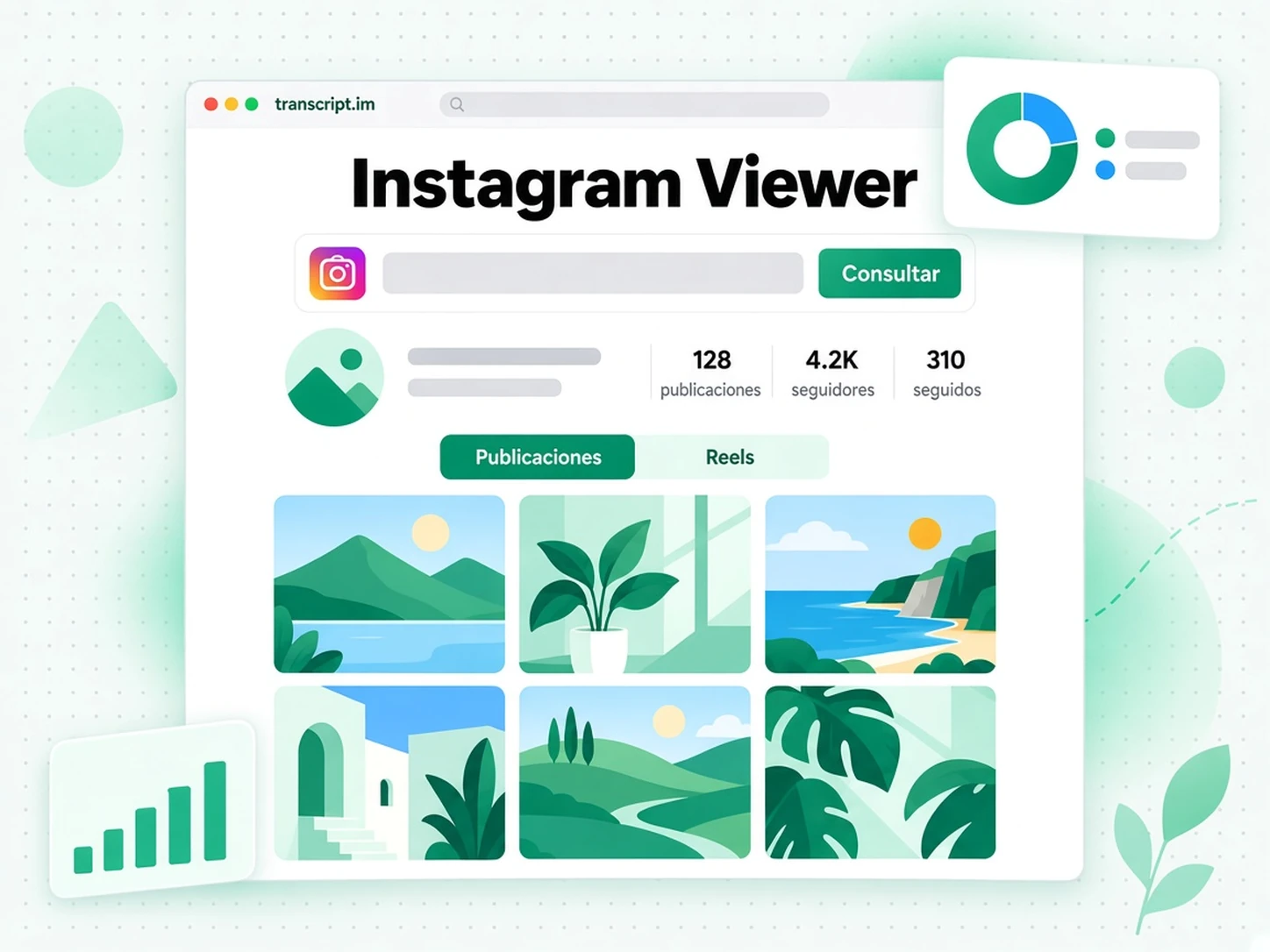 Instagram Viewer: Busca un perfil público de Instagram