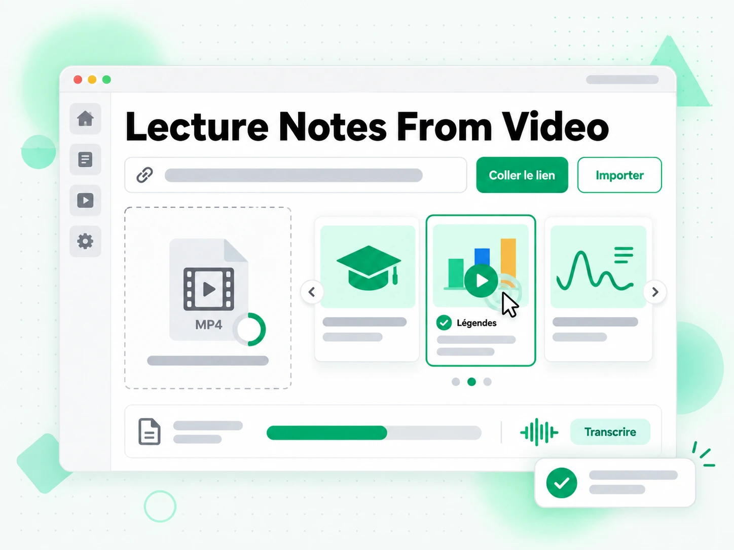 Lecture Notes From Video : lien de cours collé pour démarrer le résumé de cours IA