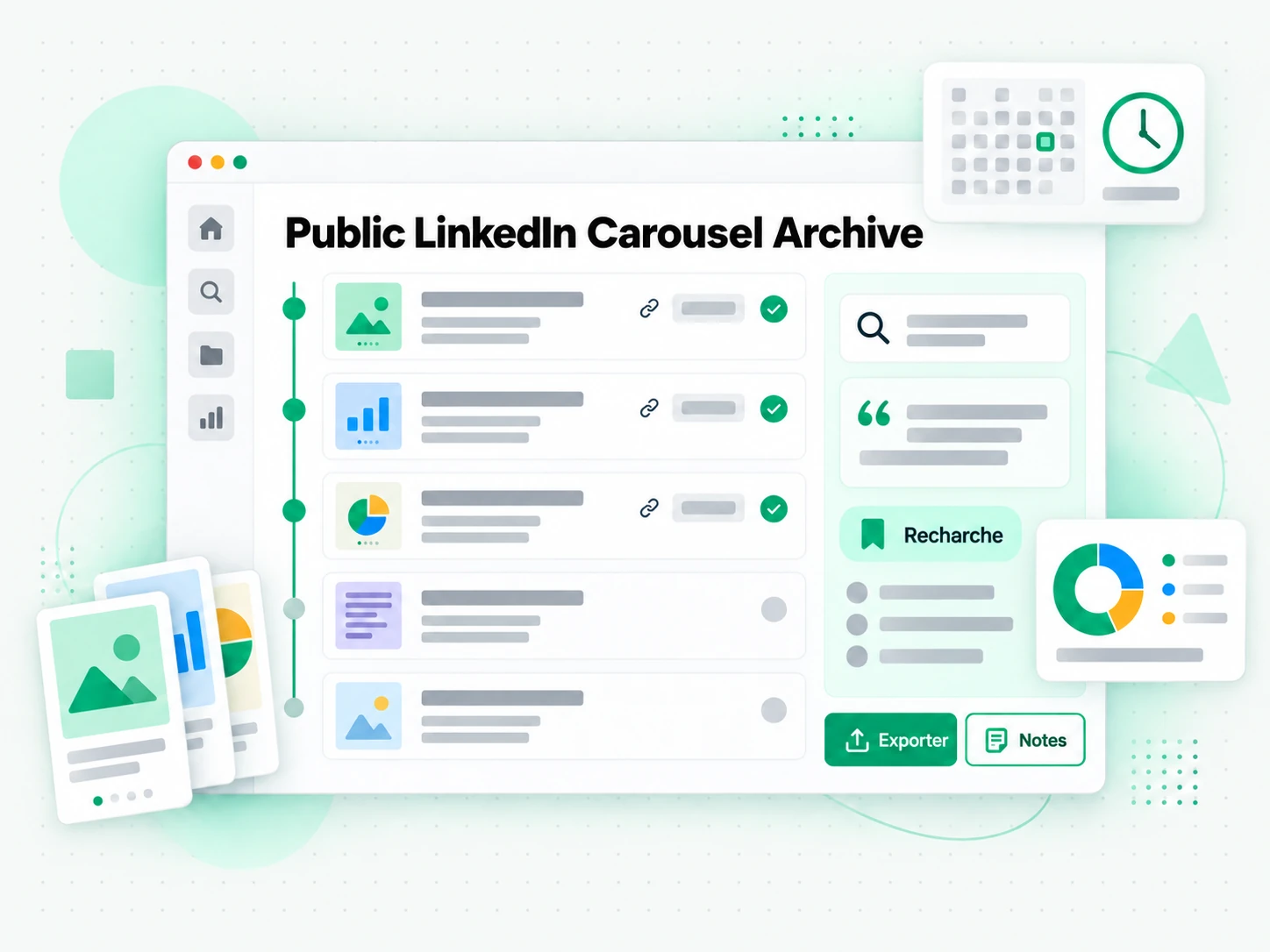 Public LinkedIn Carousel Archive conservée par un chercheur
