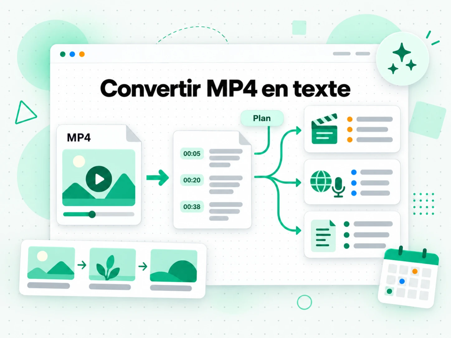 Convertir MP4 en texte pour recréer une vidéo en nouvelle langue