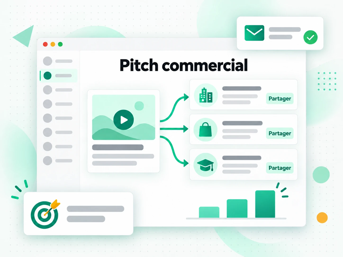 Pitch commercial : pitchs commerciaux personnalisés à partir d'une seule transcription