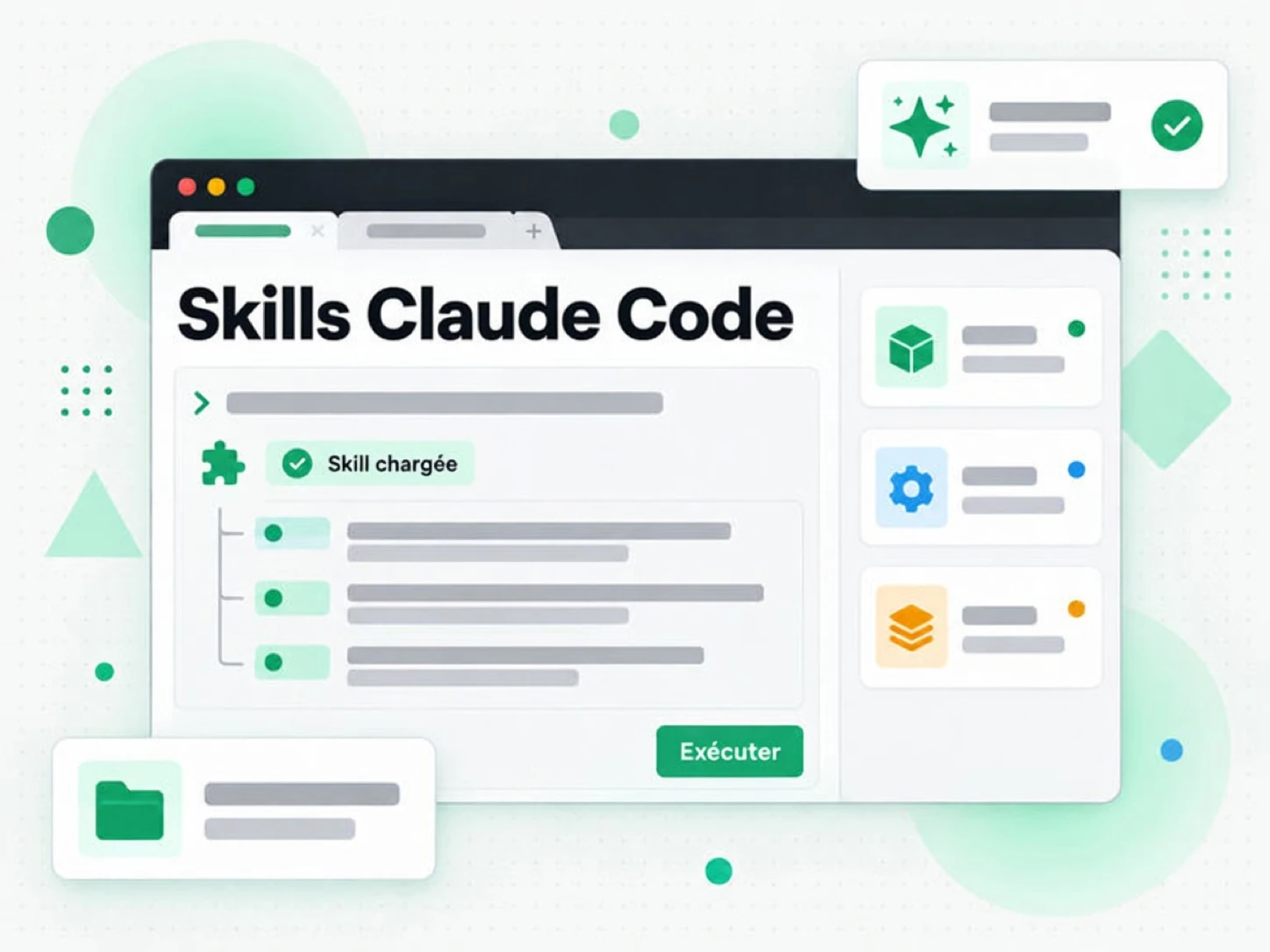Skills Claude Code : un agent de code charge une skill de transcription dans le terminal