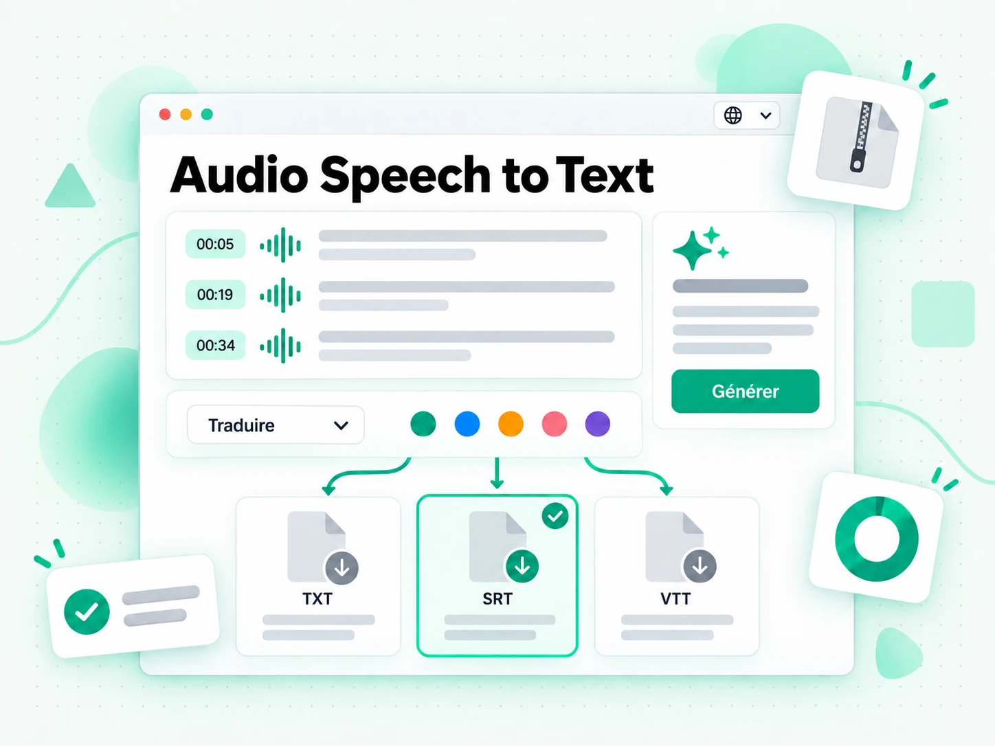 Audio Speech to Text réécrite en nouvel article ou script