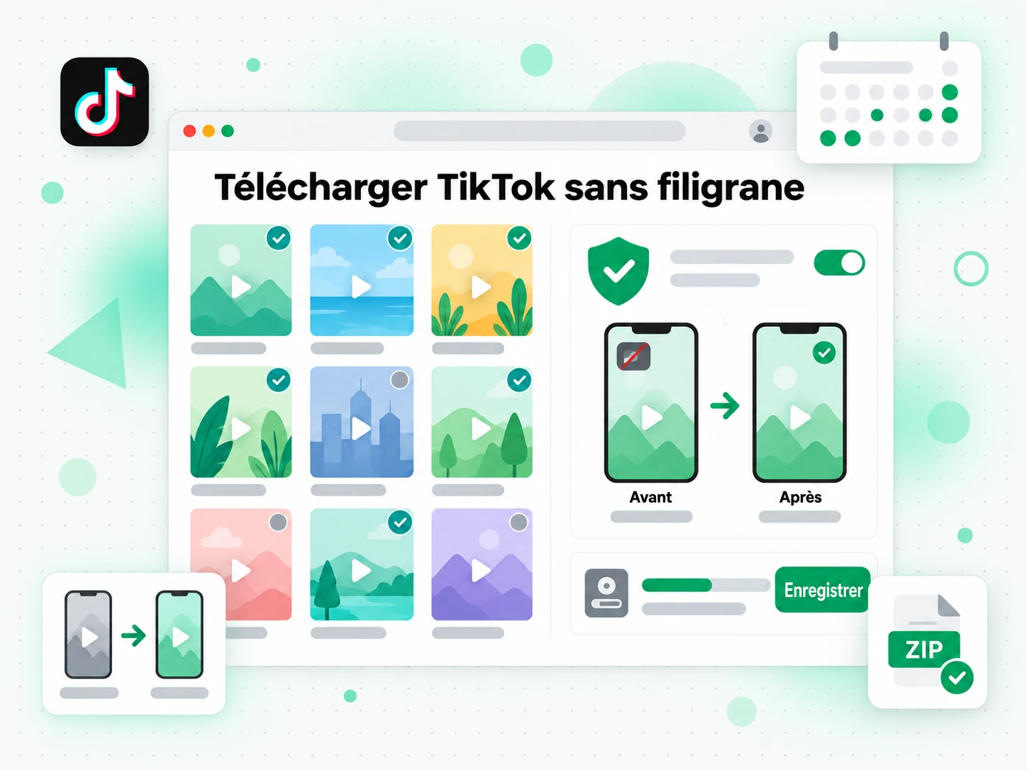 Télécharger TikTok sans filigrane depuis son propre profil