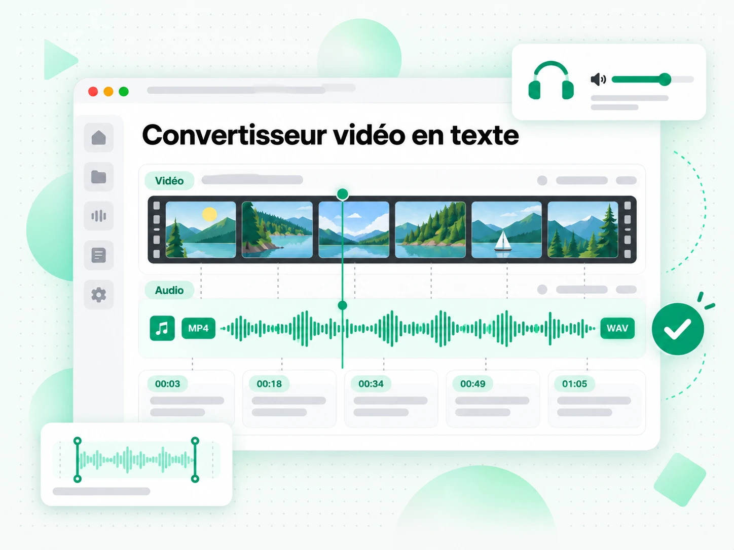 Convertisseur vidéo en texte pour créer notes d'étude et plans
