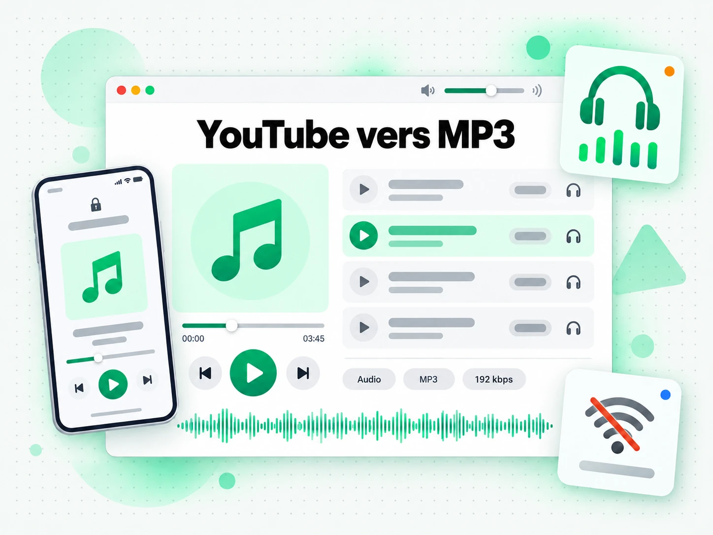 YouTube vers MP3 à partir d'une vidéo sous licence Creative Commons
