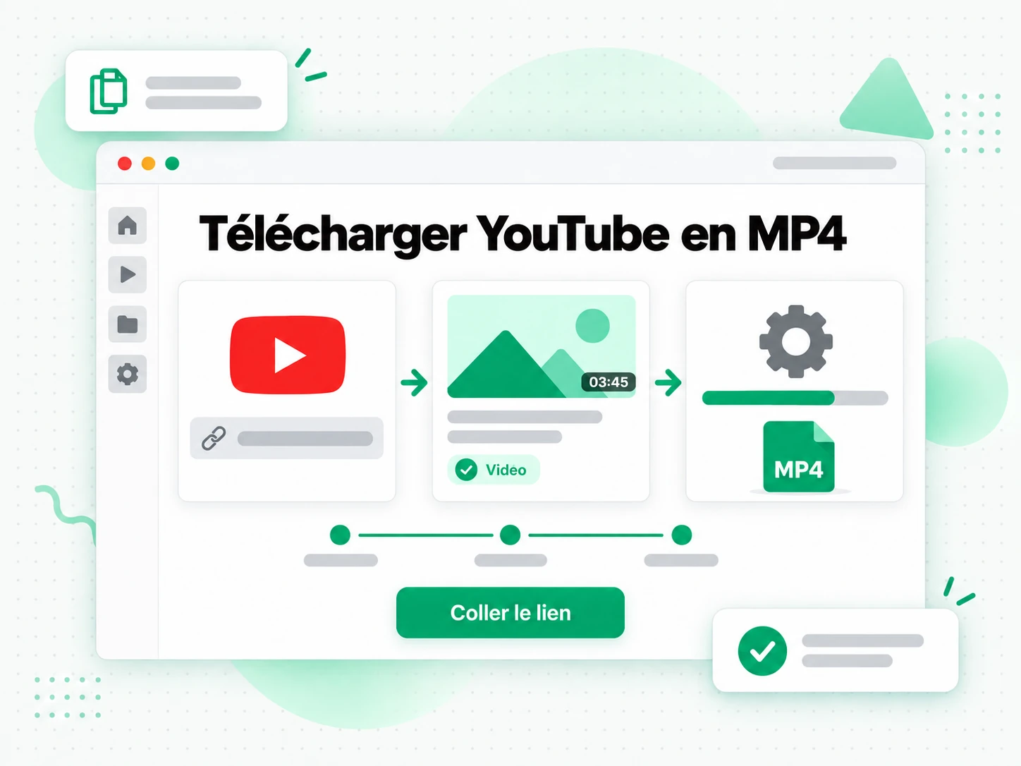 Télécharger YouTube en MP4 à partir d'un lien collé