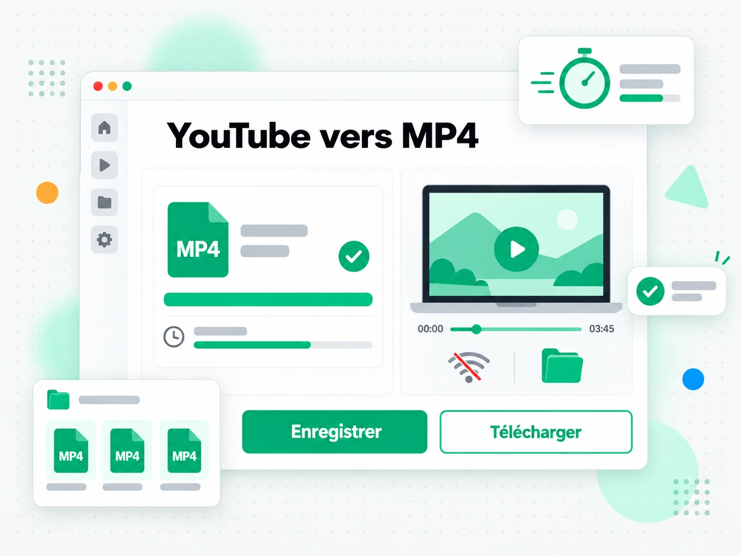 YouTube vers MP4 une fois le fichier prêt