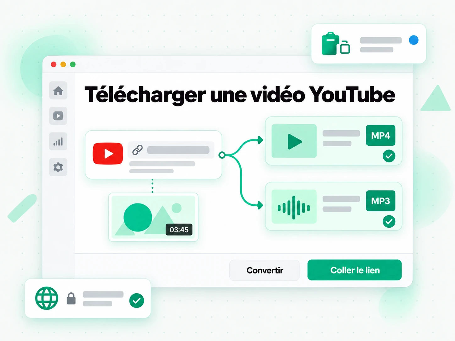 Télécharger une vidéo YouTube à partir d'un lien collé