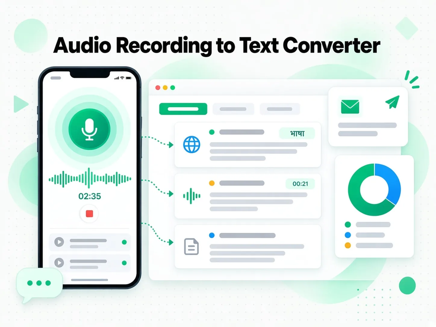 Audio Recording to Text Converter: ऑडियो ट्रांसक्रिप्ट से बनी लोकलाइज़्ड सेल्स और आउटरीच स्क्रिप्ट