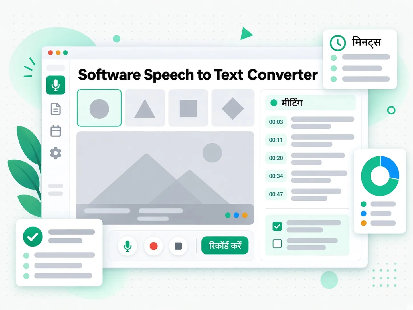Software Speech to Text Converter: ट्रांसक्रिप्ट को पढ़ाई और मीटिंग नोट्स में बदलना