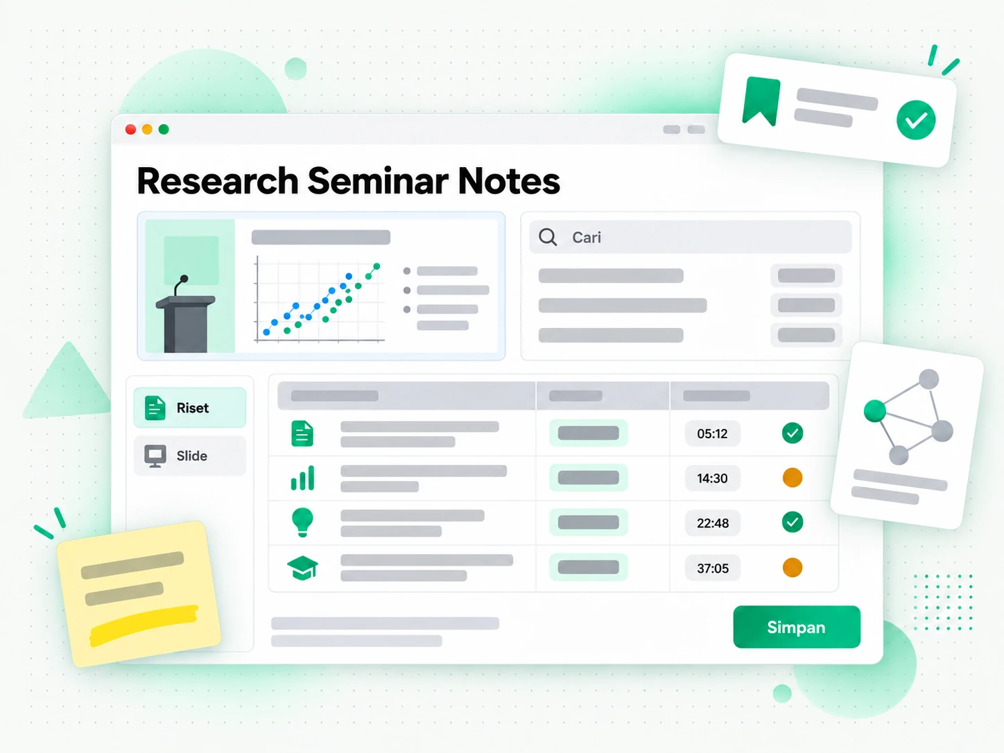 Research Seminar Notes diambil otomatis dengan AI