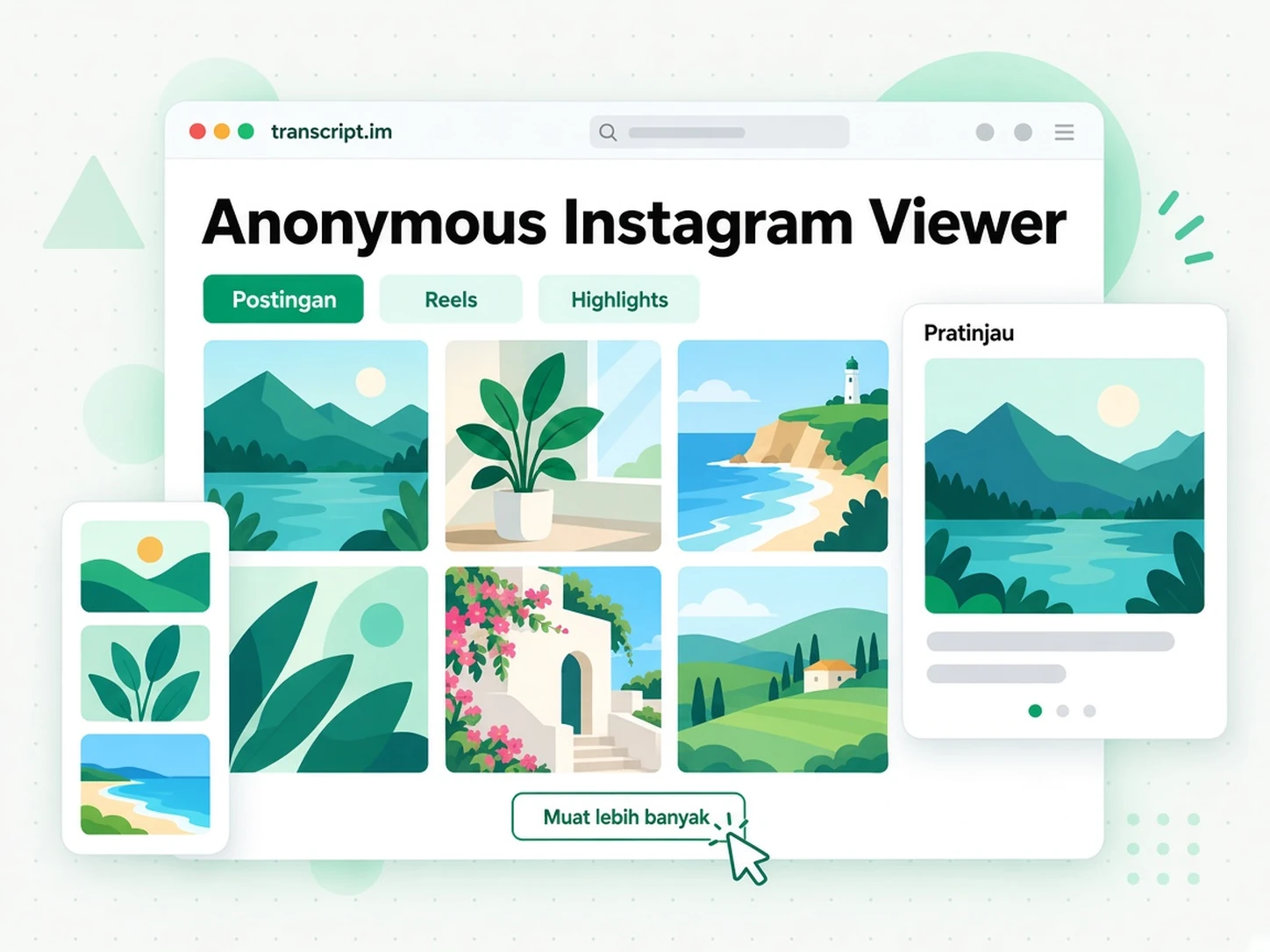 Anonymous Instagram Viewer: Jelajahi postingan, Reels, dan Highlights
