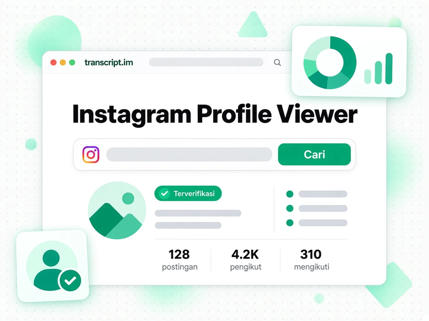 Instagram Profile Viewer: Cari profil Instagram publik