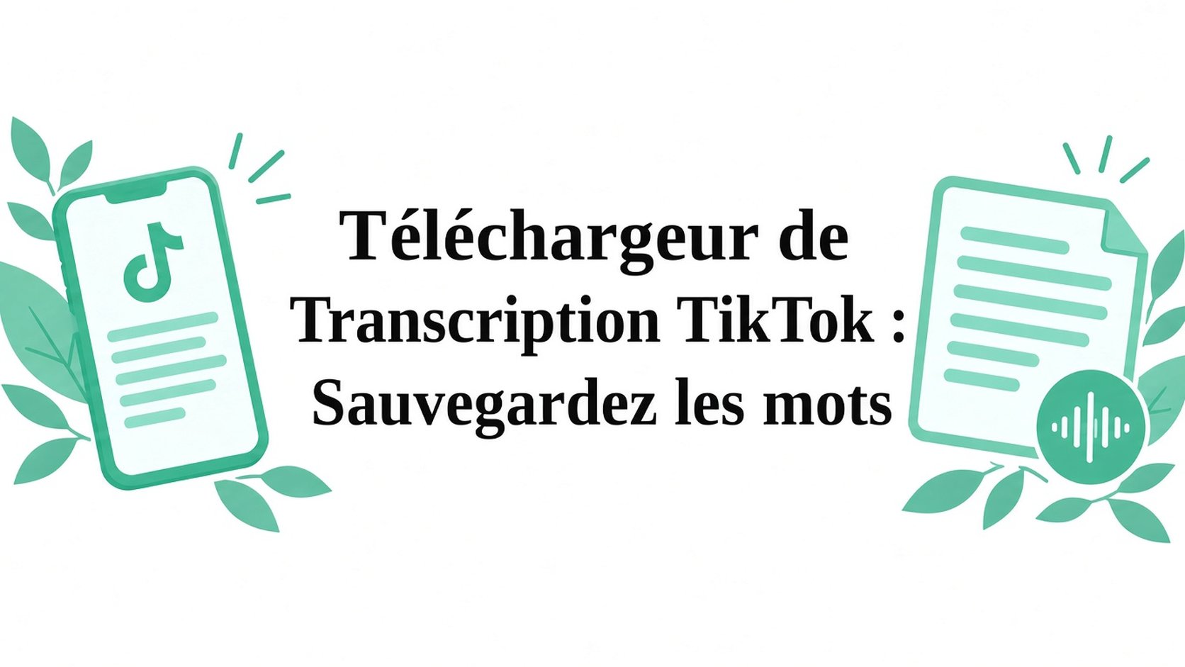Transcription TikTok : téléchargez les mots prononcés