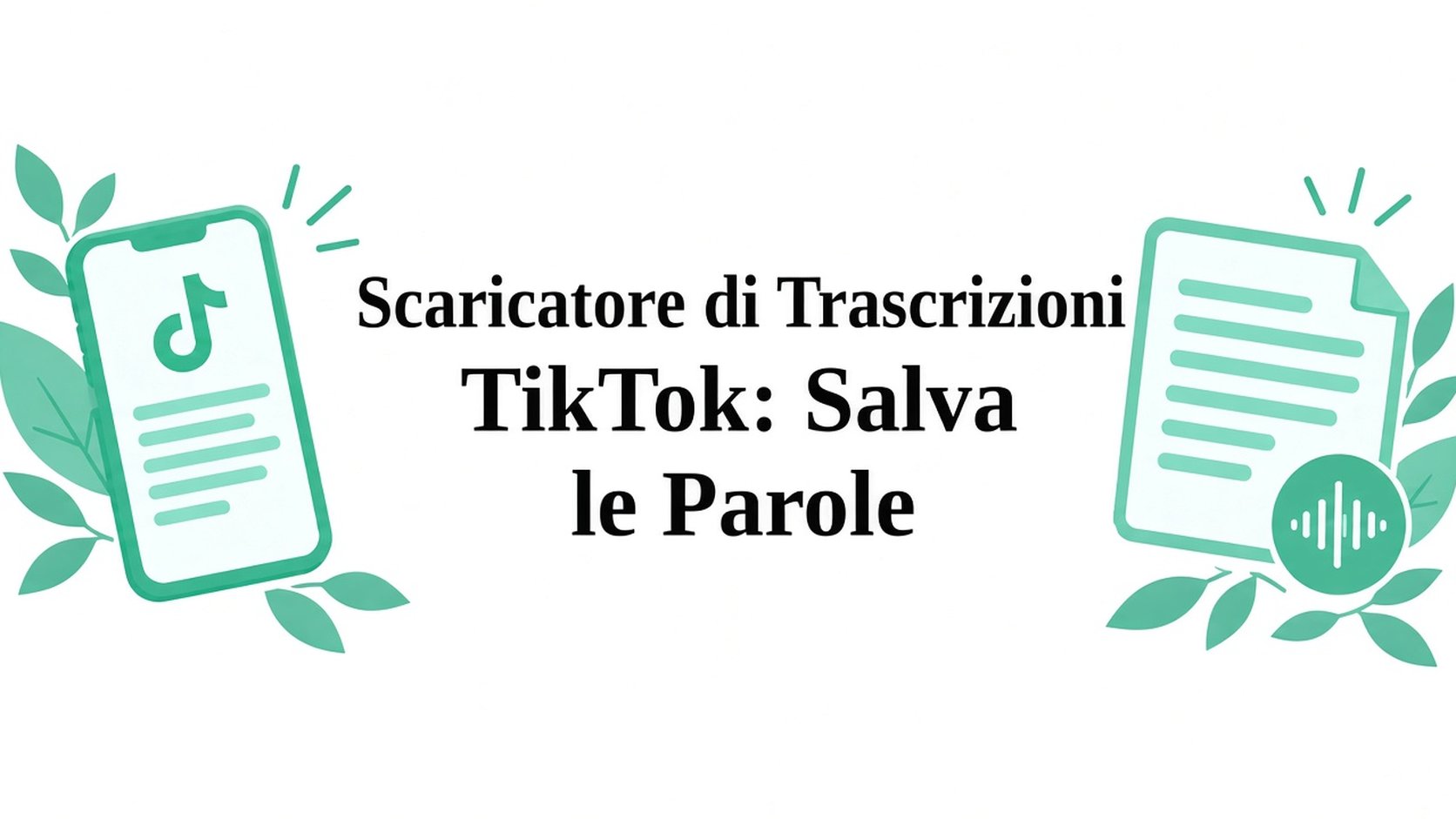 Scarica la trascrizione video TikTok: salva le parole
