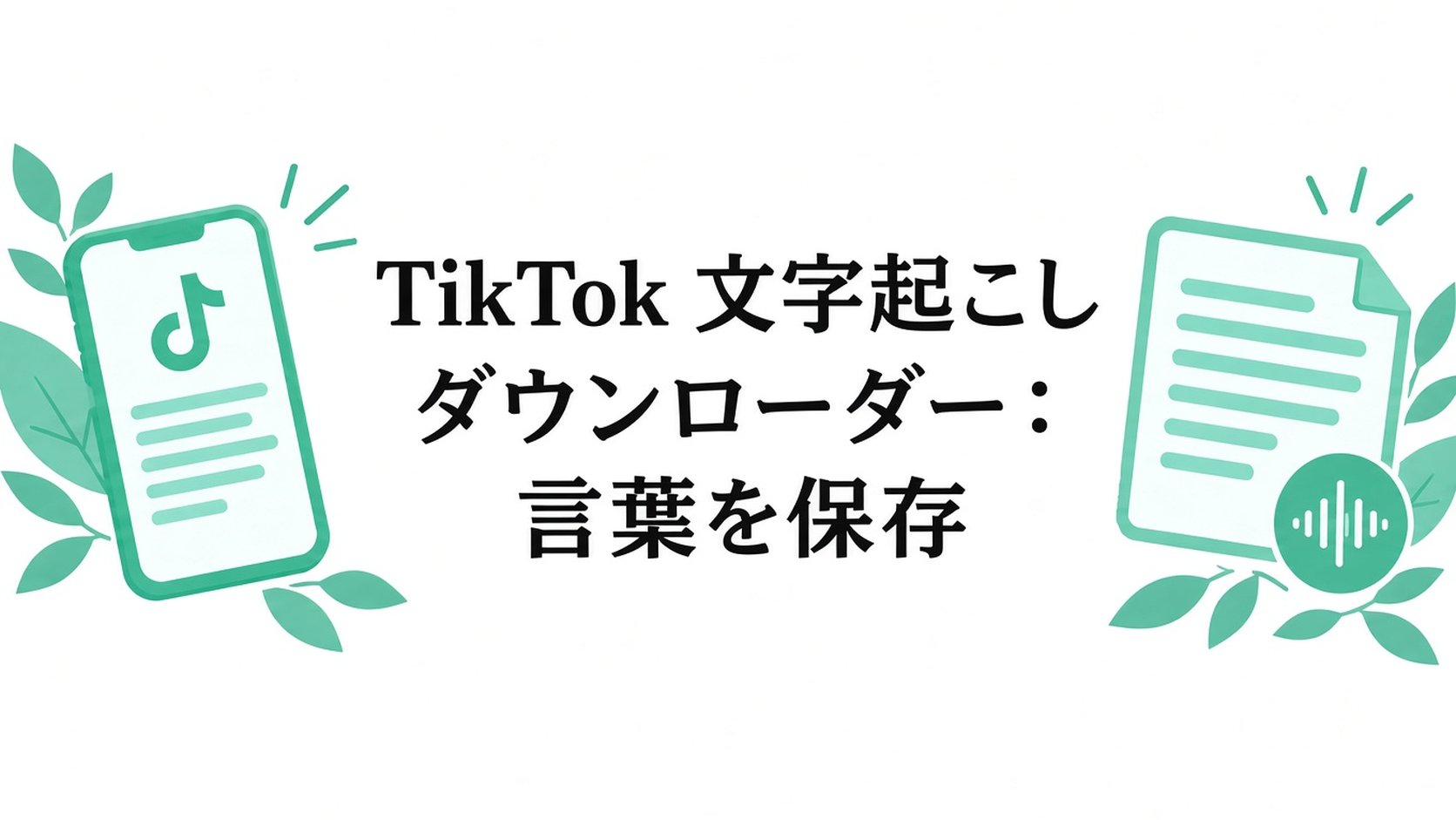 TikTok 文字起こしジェネレーターで言葉を保存