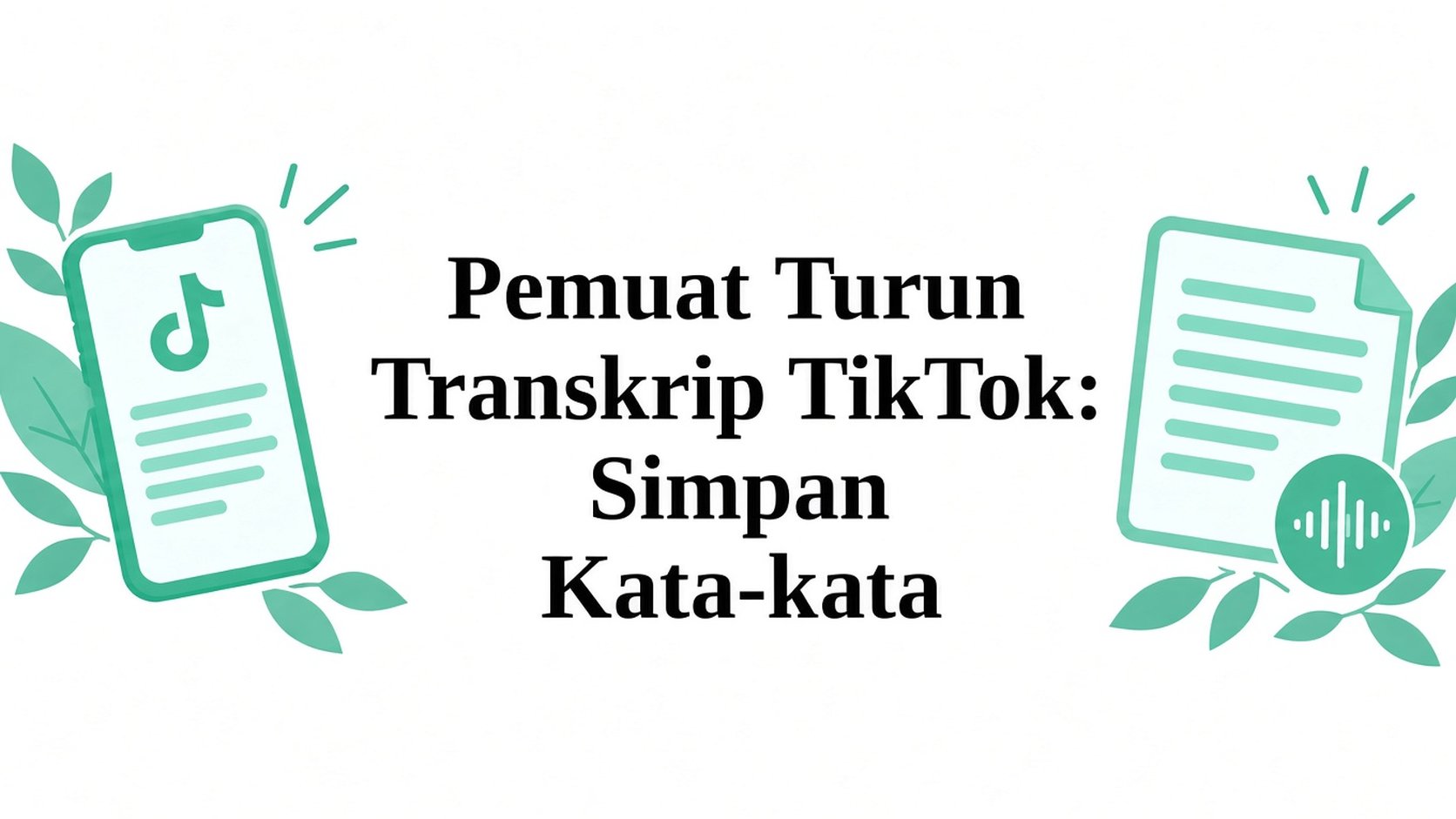 Pemuat Turun TikTok Transcript: Simpan Perkataannya
