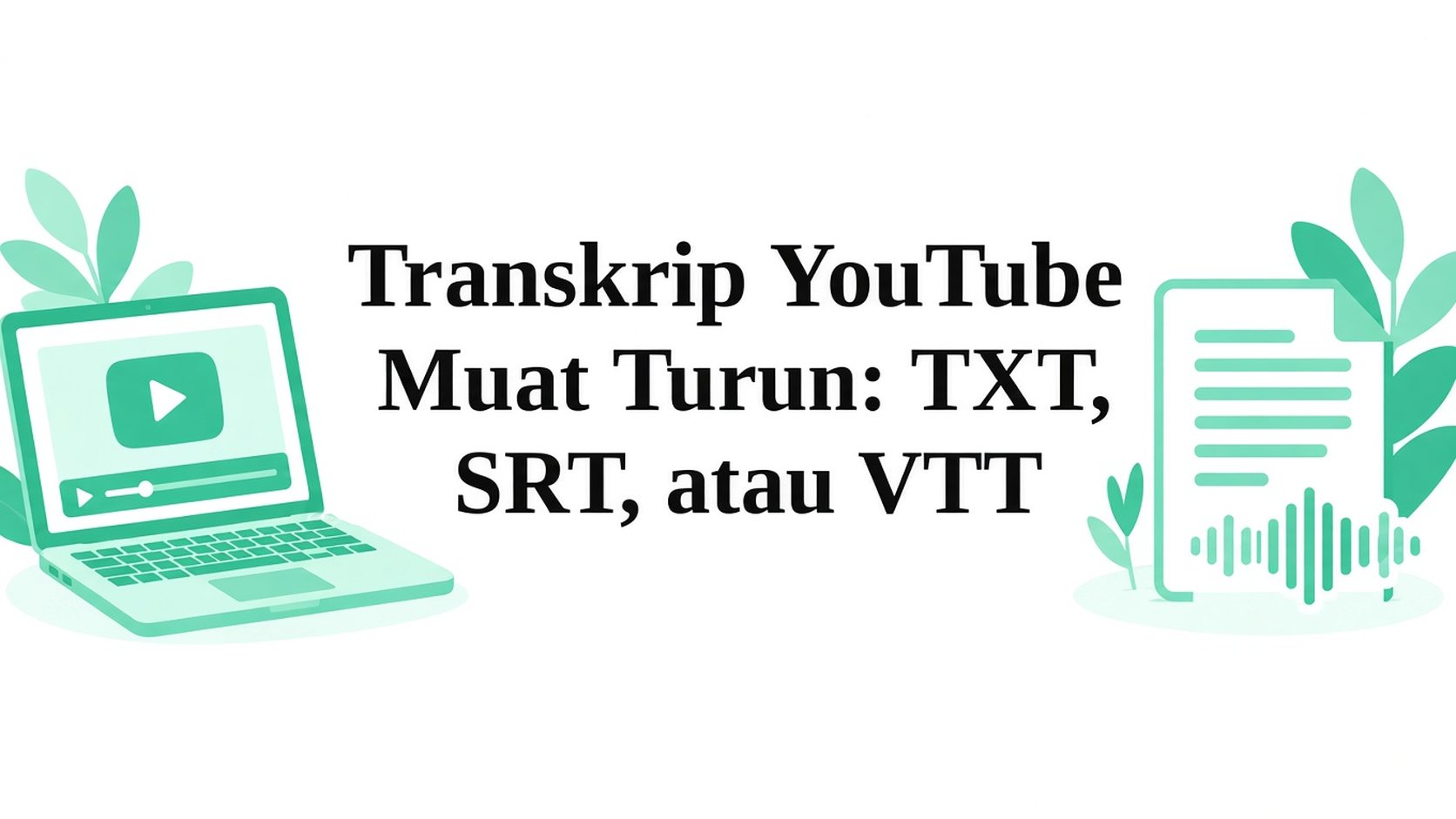 Muat Turun YouTube transcript: TXT, SRT atau VTT