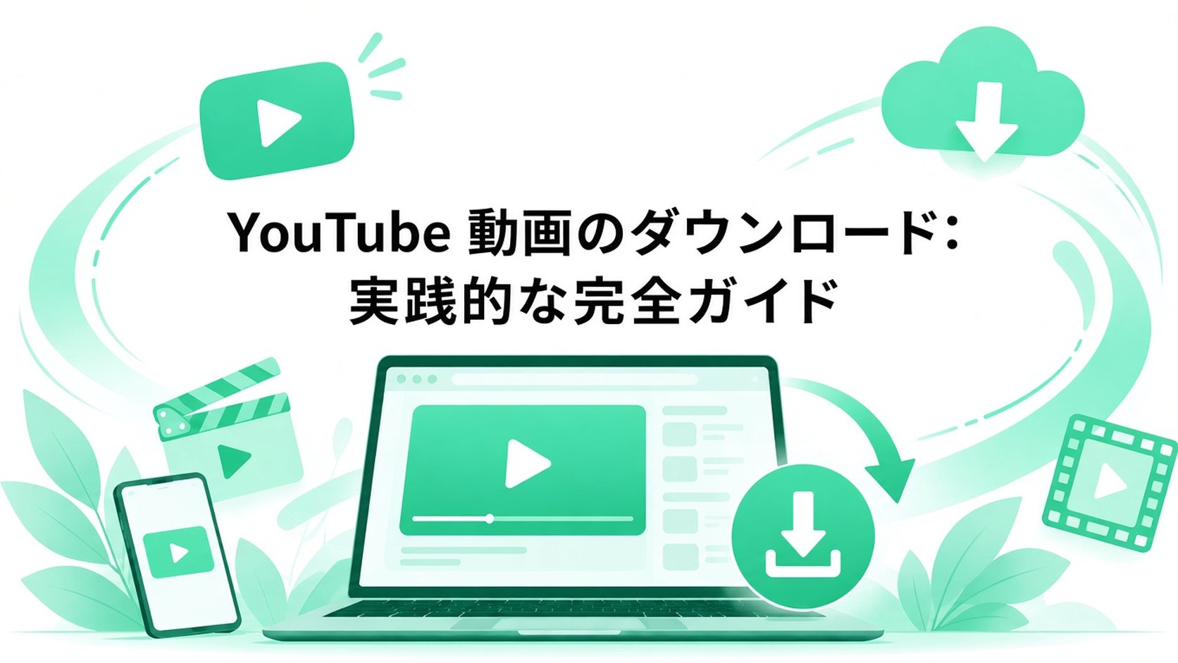 YouTube動画のダウンロード：完全実践ガイド