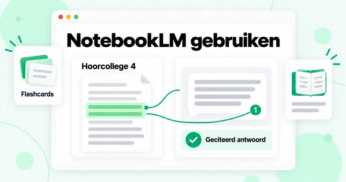 NotebookLM gebruiken: stapsgewijze handleiding voor 2026