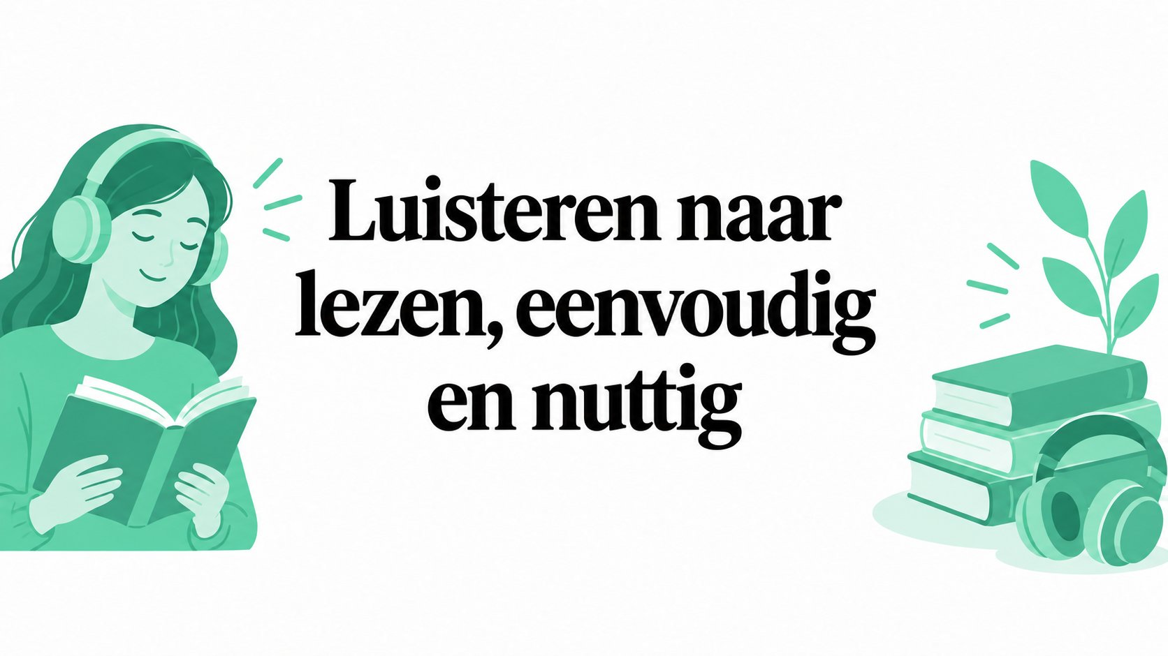 Van luisteren naar lezen: simpel en nuttig