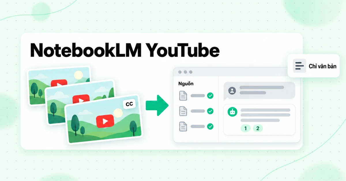 NotebookLM YouTube: Thêm video và sửa lỗi nhập