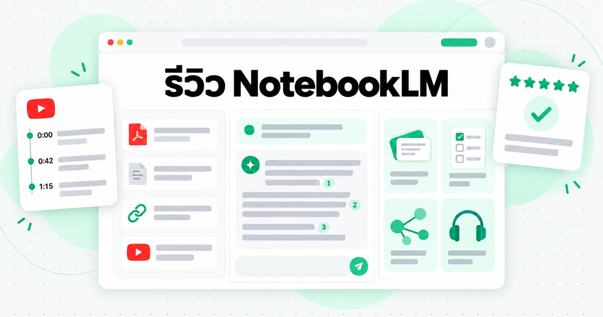NotebookLM คืออะไร? รีวิวสมุดบันทึก AI ของ Google ปี 2026