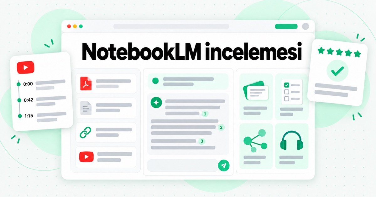 NotebookLM nedir? Google yapay zekâ defteri: 2026 incelemesi