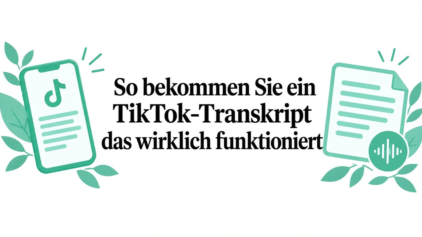 So erhältst du ein TikTok-Transkript, das tatsächlich funktioniert