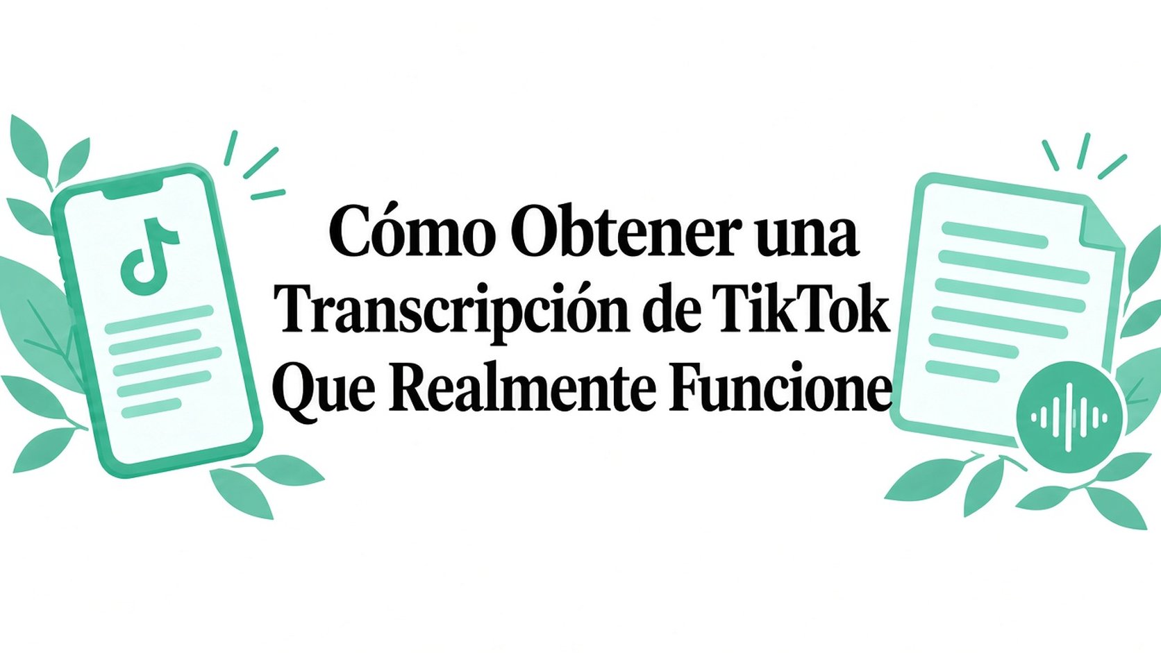 Cómo obtener una transcripción de TikTok que realmente funcione