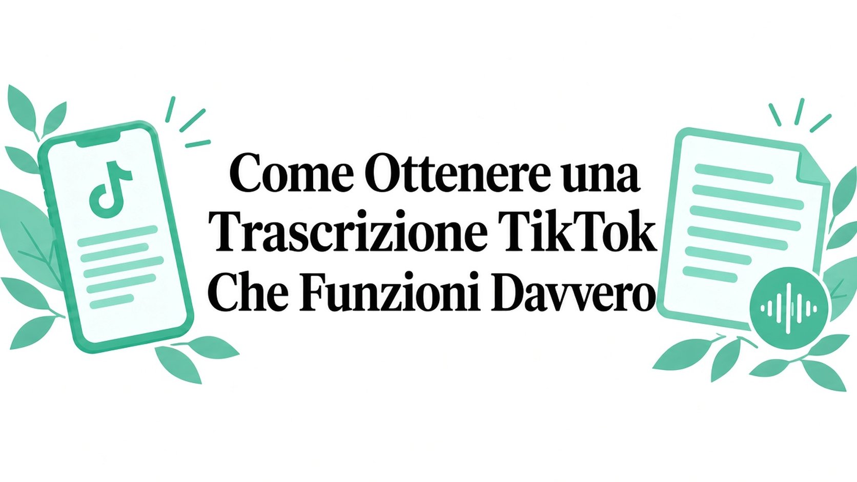 Come ottenere una trascrizione di TikTok che funzioni davvero