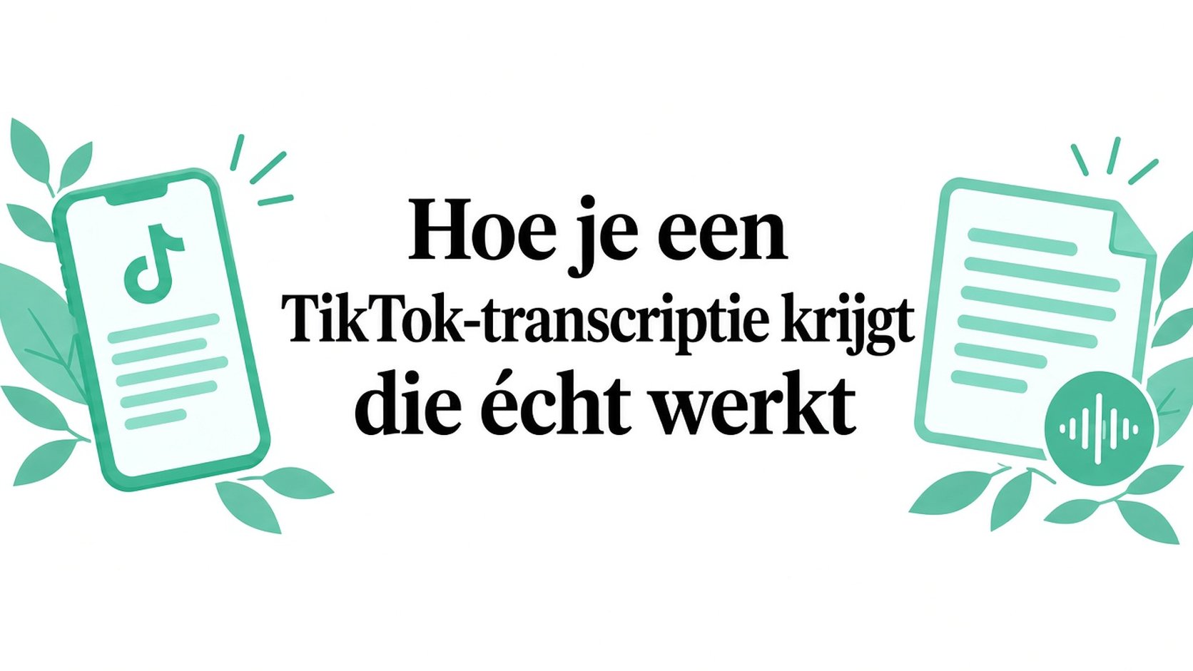 Hoe je een TikTok-transcript krijgt dat echt werkt