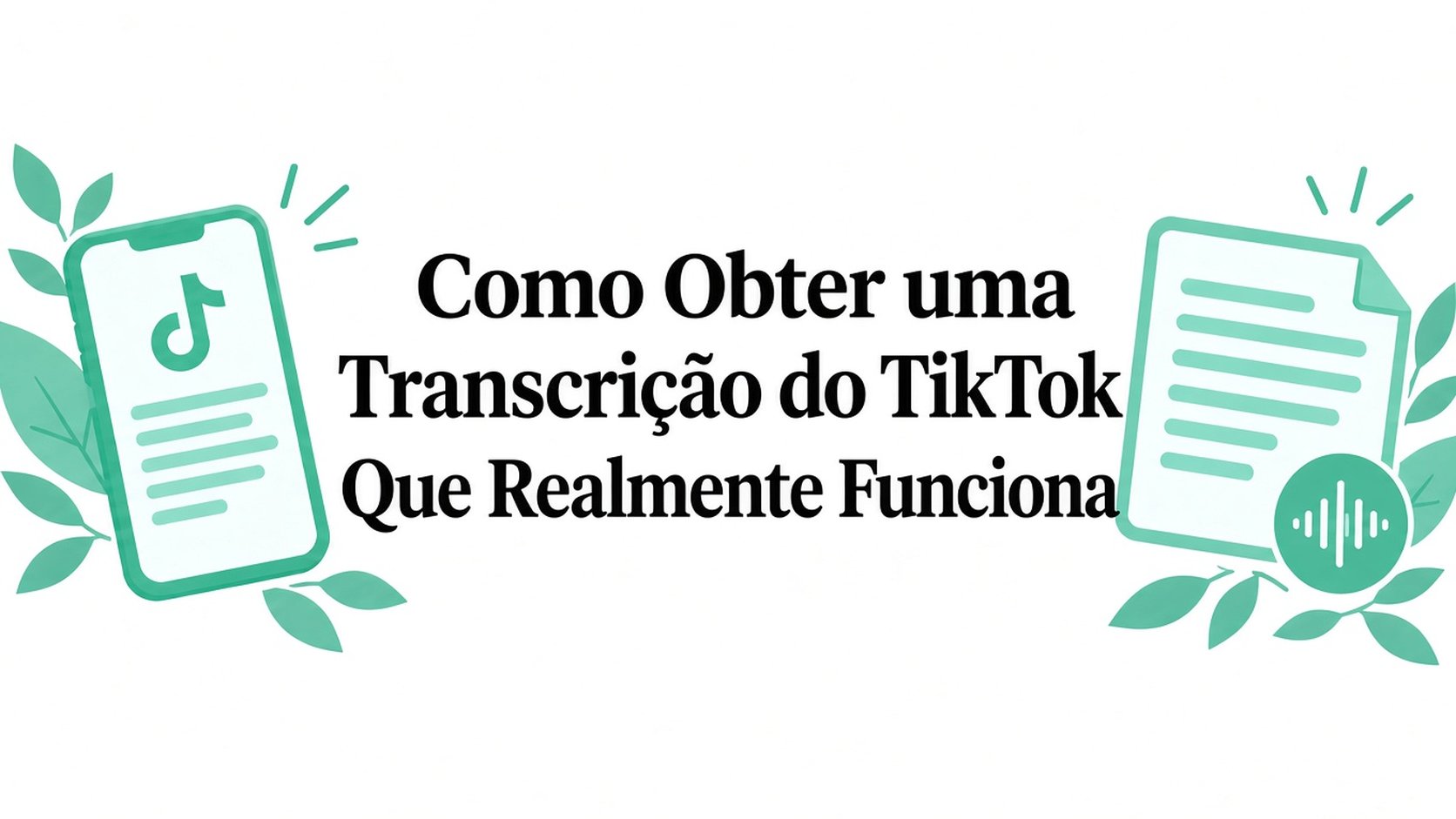 Como obter uma transcrição do TikTok que realmente funciona