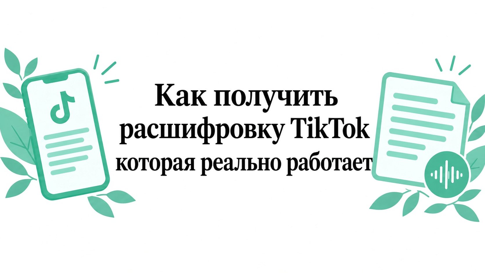 Как получить транскрипт TikTok, который действительно работает