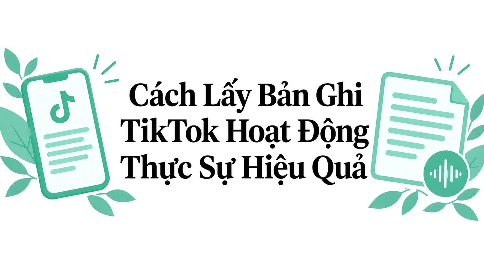 Cách chuyển video TikTok thành văn bản thực sự hiệu quả