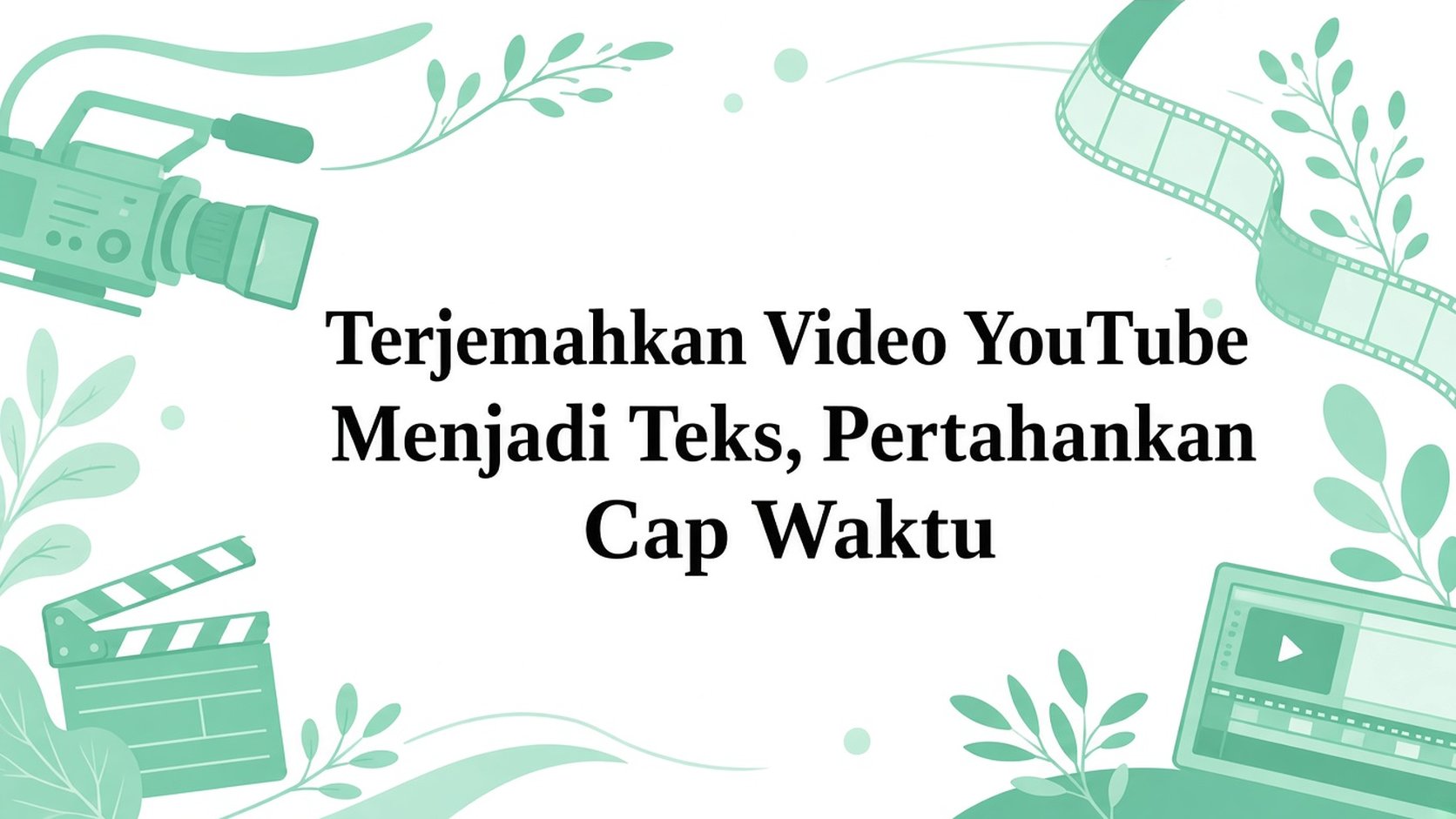 Terjemahkan Transkrip YouTube ke Teks, Timestamp Tetap