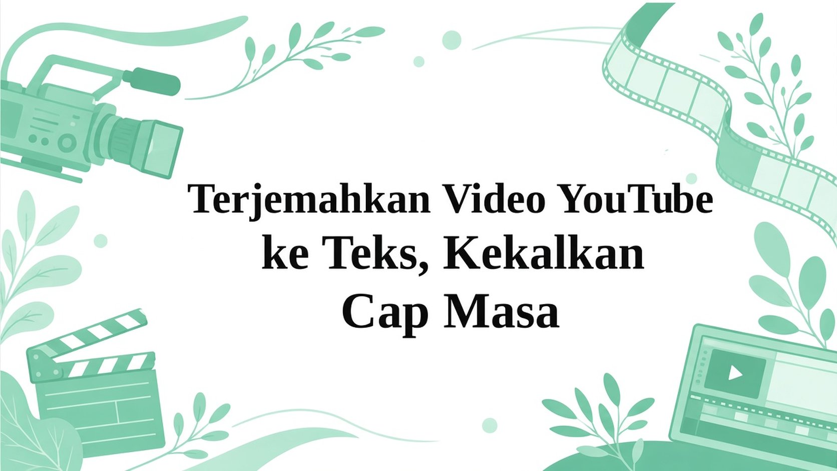 YouTube transcript: Terjemah Video, Kekal Cap Masa