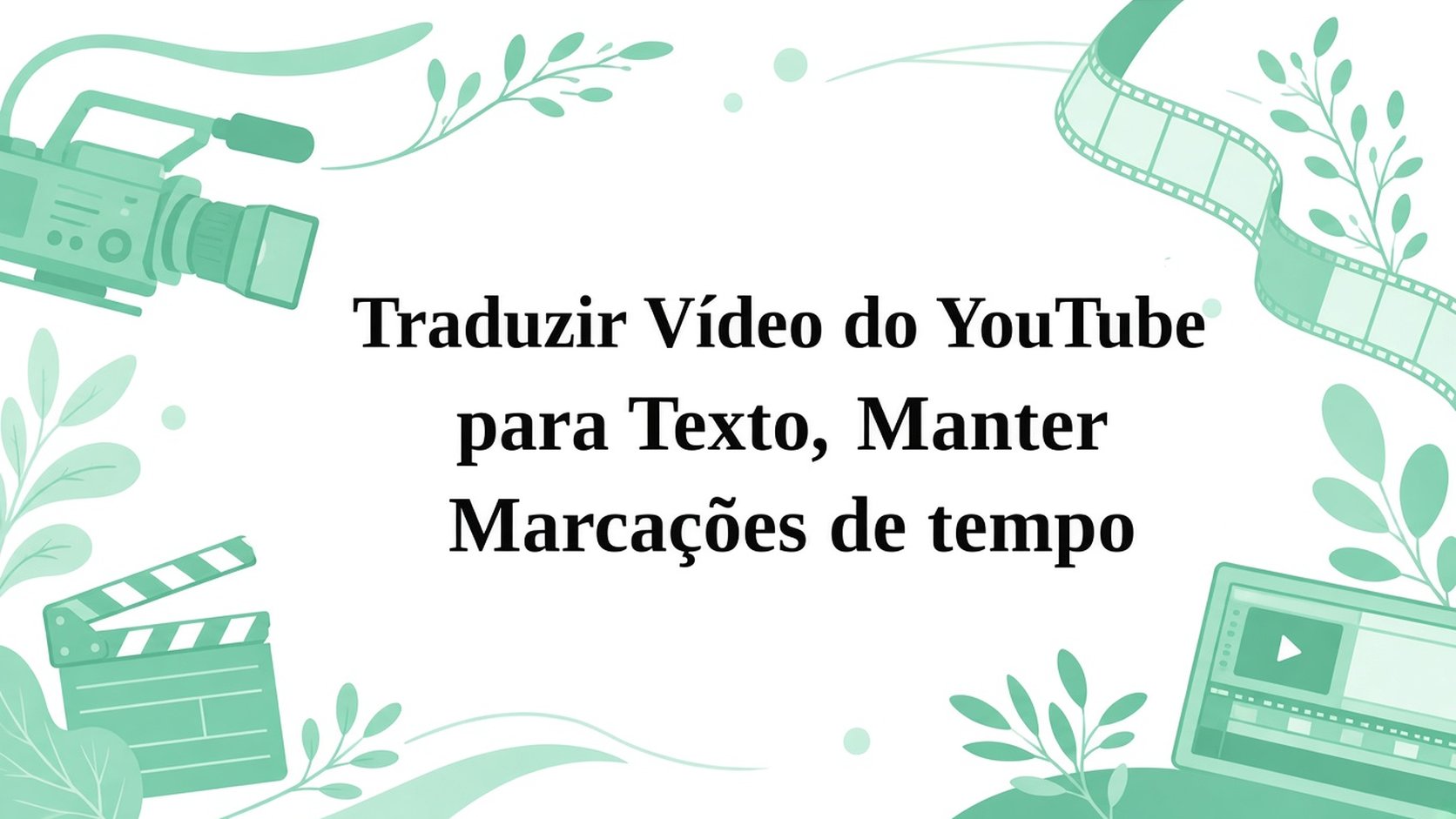 Transcrever vídeo do YouTube e traduzir com timestamps
