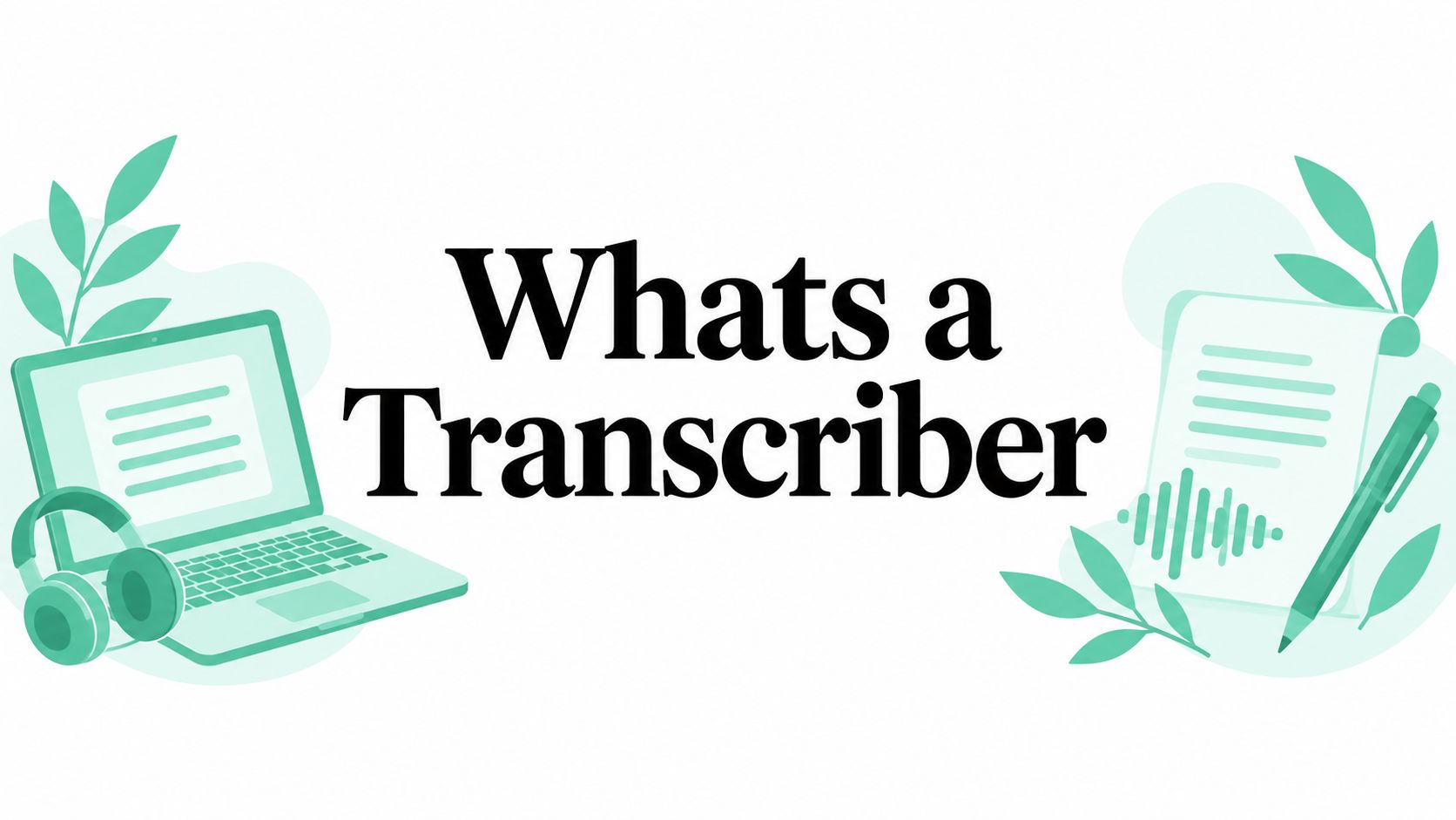 Whats a Transcriber