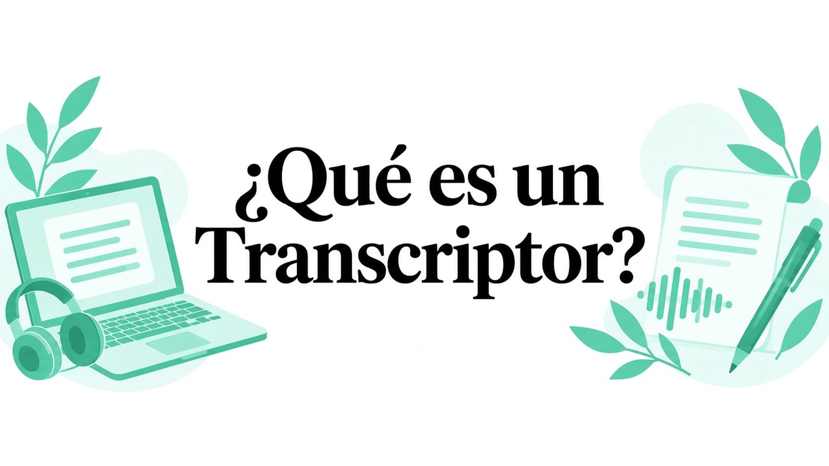 ¿Qué es un Transcriber?