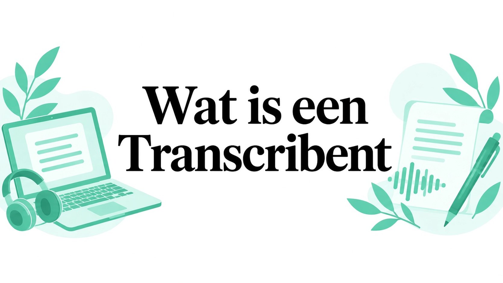 Wat is een transcriber?